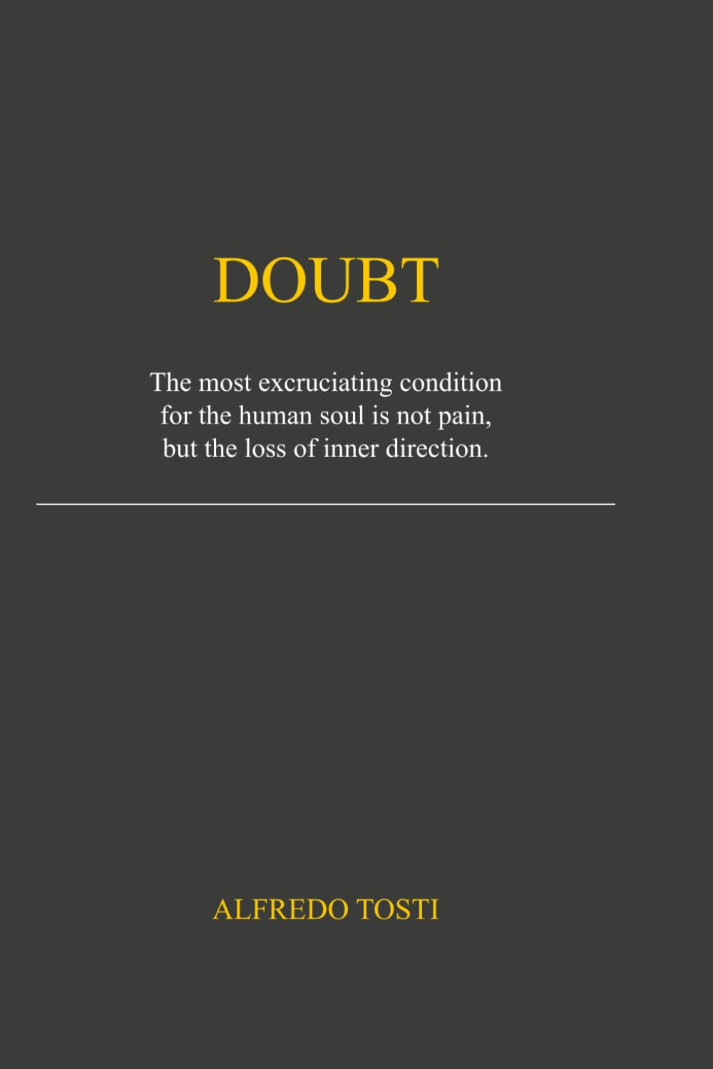 Copertina del libro DOUBT
