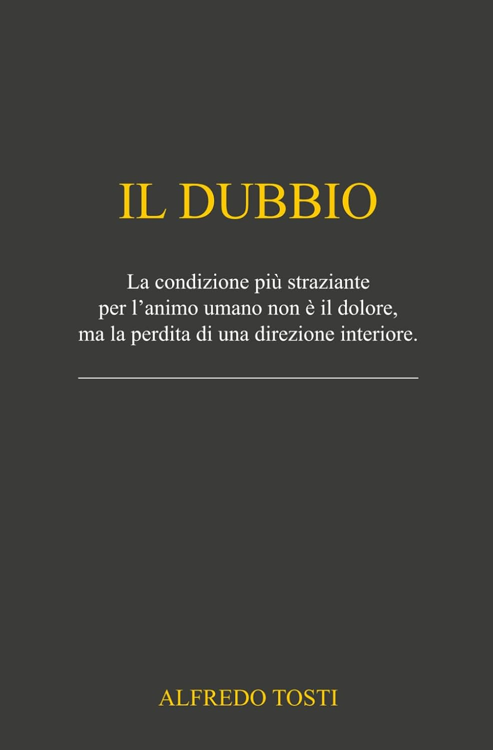Copertina del libro Il Dubbio